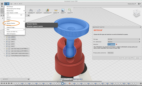 Fusion 360 for Personal Use image