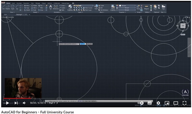 AutoCAD for Beginners. Full University Course