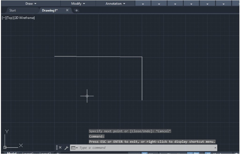Standard Fillet Command in AutoCAD