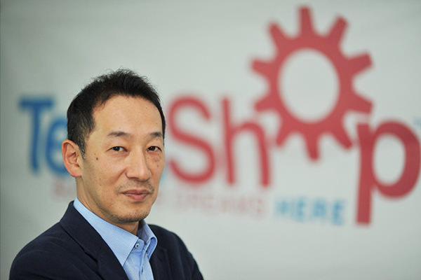 TechShop Japan代表取締役社長　有坂庄一さん