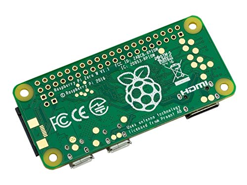 Raspberry Pi Zero WH 基板 (Wi-Fi & Bluetooth、GPIOピンヘッダー実装済みモデル） (1個)