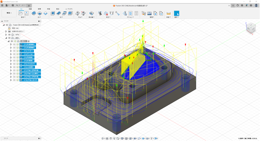 Fusion 360 CAMとMastercamの徹底比較 | キャド研