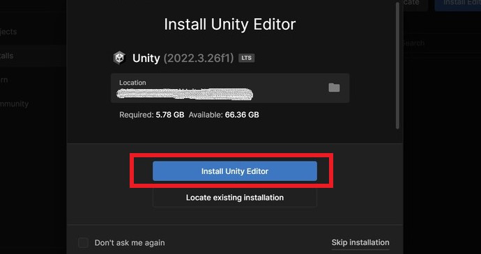 install-unity-editor