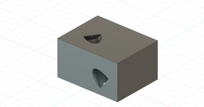 斜めに穴を開ける