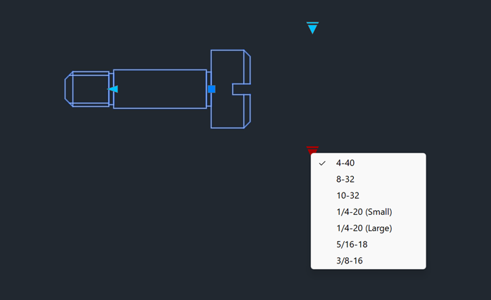 部品形状の調整