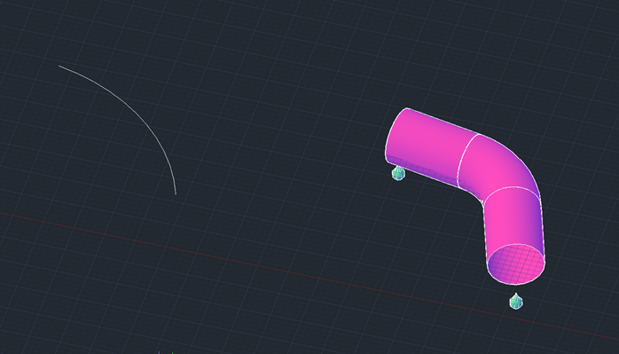 出力した3Dモデルの配管