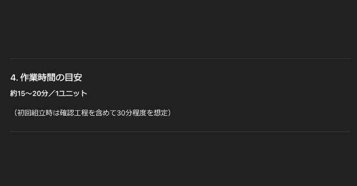 マニュアル作成の出力結果③