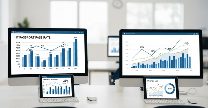 ITパスポートの最新合格率と推移