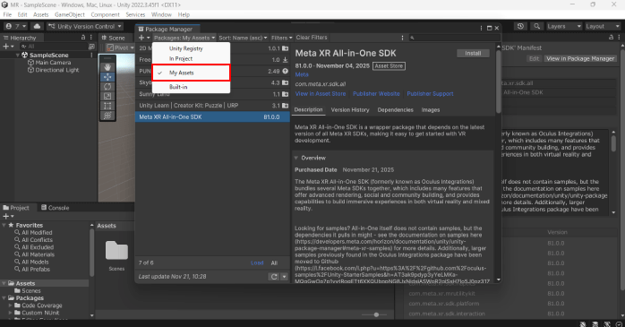 「My Assets」に変更する