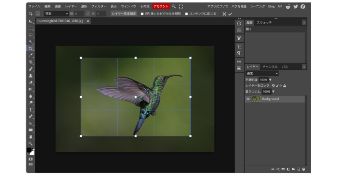 Photopeaの使い方・切り抜き