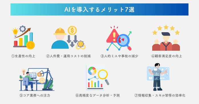 AIを導入するメリット7選