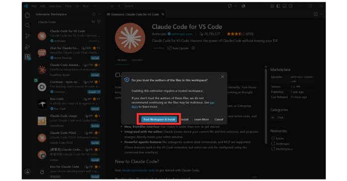 VS CodeにClaude Codeをインストールする方法